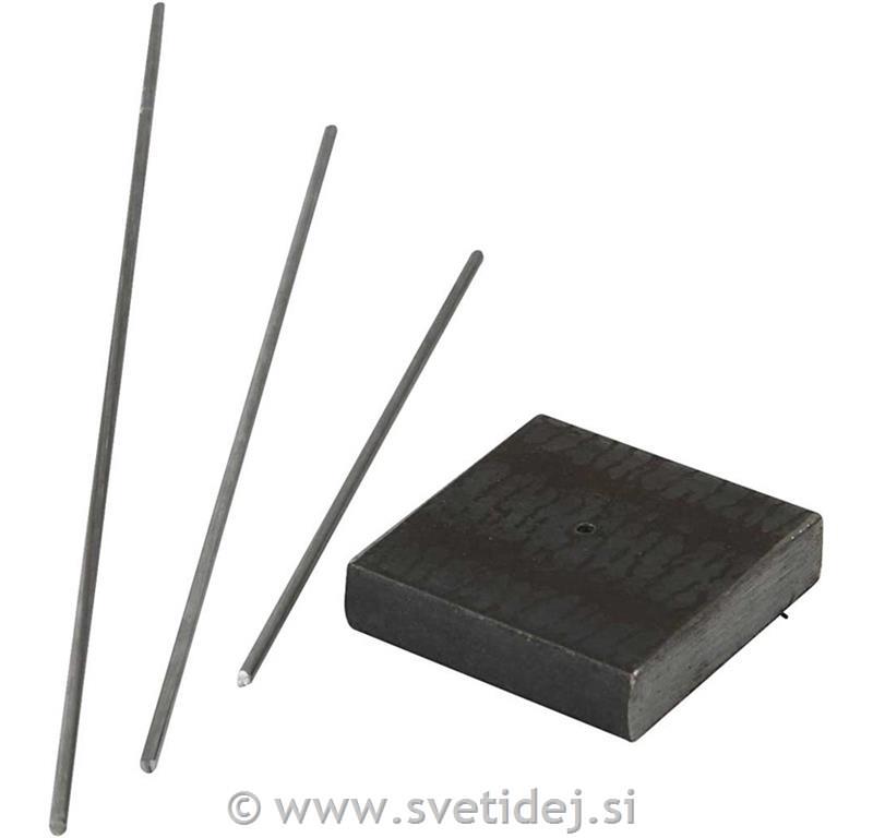 Kovinski podstavek, 4x4x1 cm