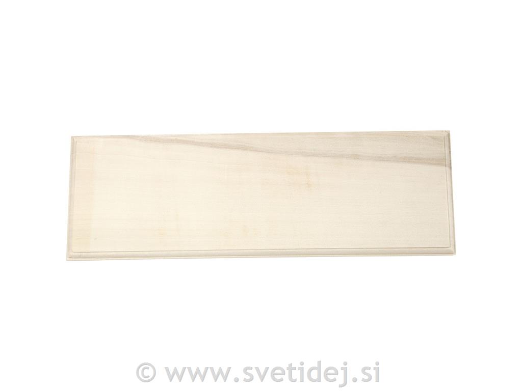 Lesena plošča 10x30 cm, deb. 1 cm
