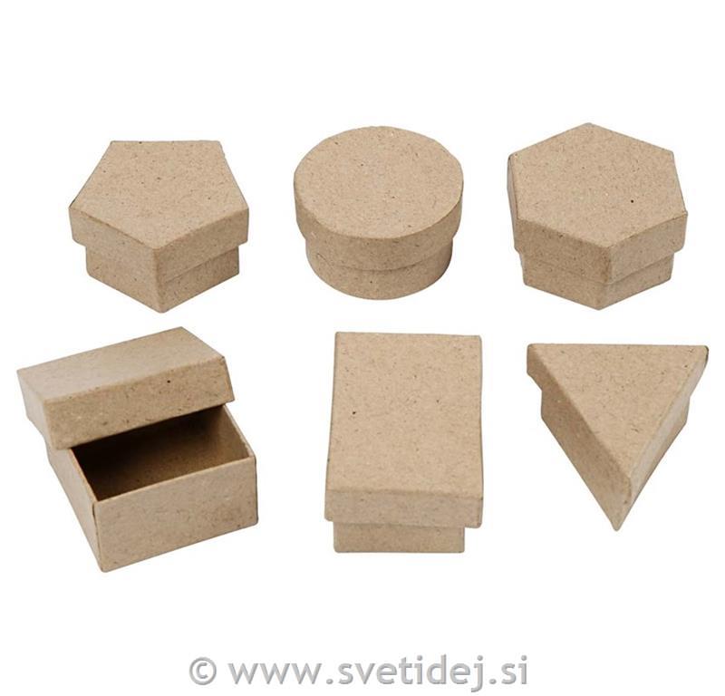 Škatlice 4-7 cm, set 90