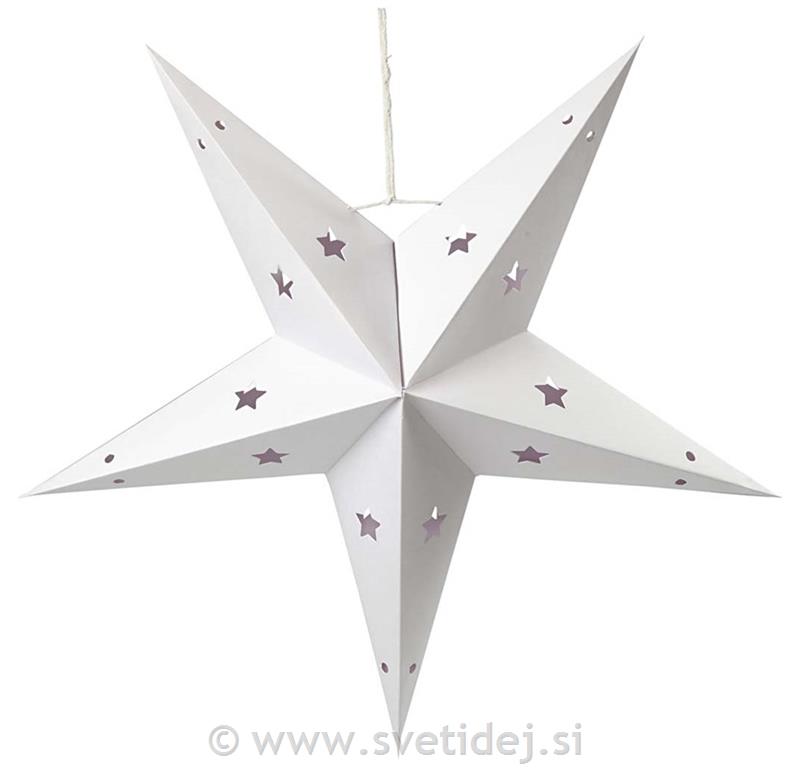 Zvezda iz kartona 40 cm, set 6