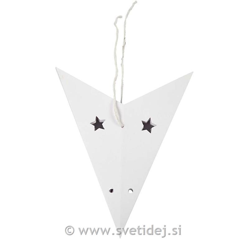 Zvezda iz kartona 40 cm, set 6