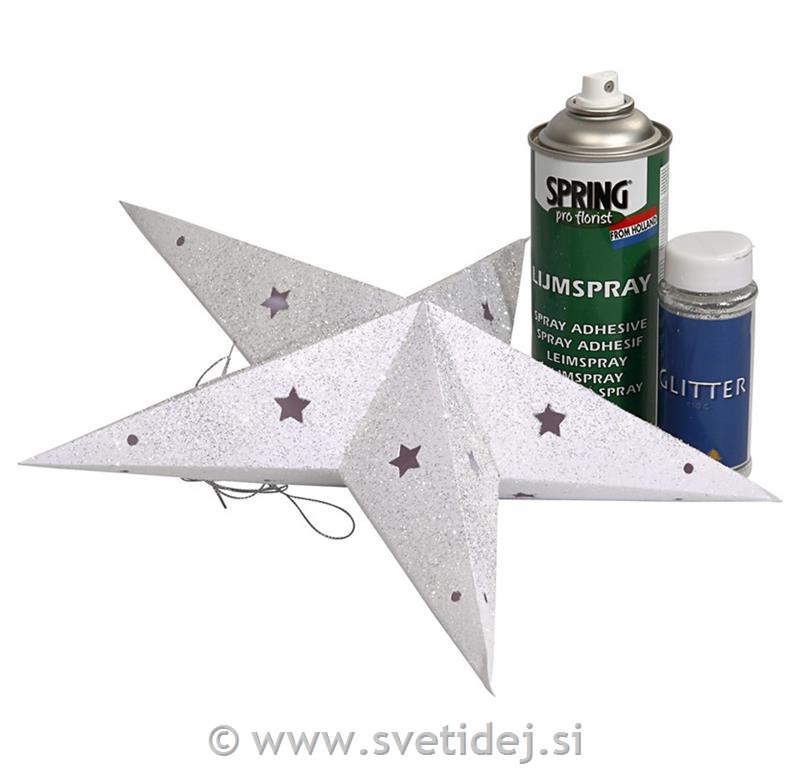 Zvezda iz kartona 20 cm, set 12