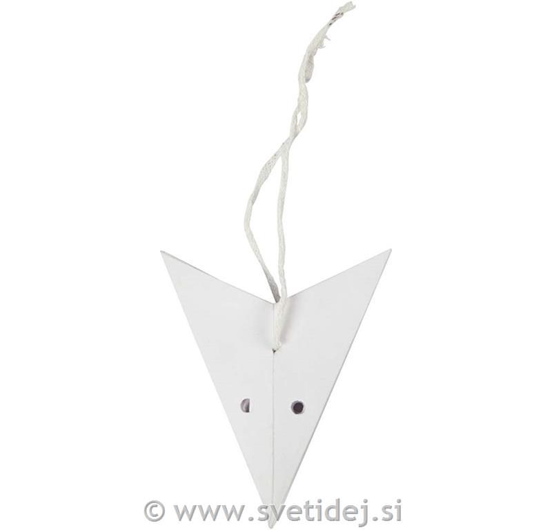 Zvezda iz kartona 20 cm, set 12