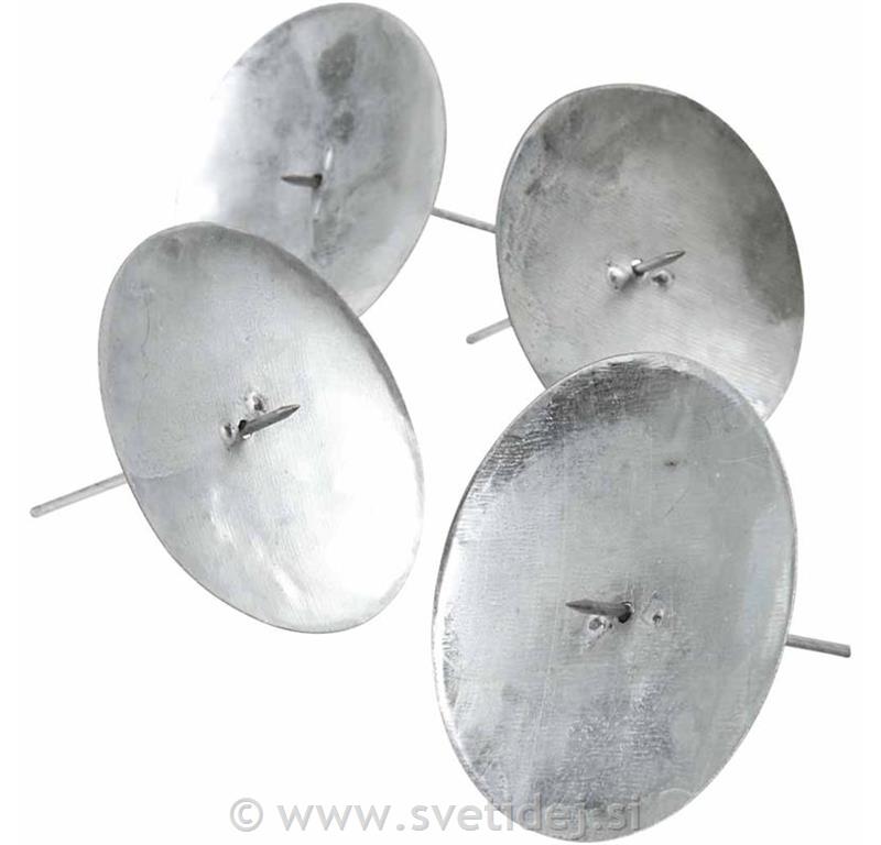 Podstavki za sveče 7 cm, set 4