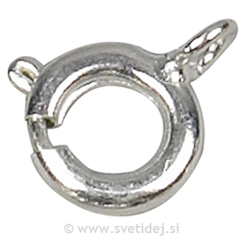 Sponka 7 mm, set 10, srebrne