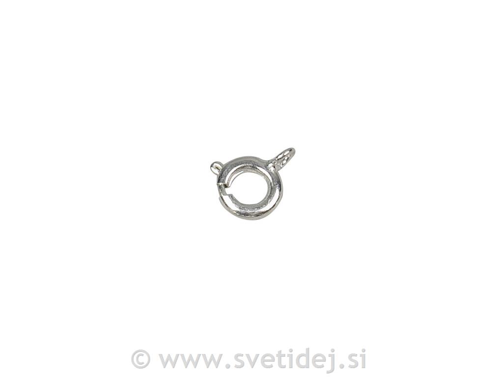 Sponka, 7 mm, set 100, srebrne