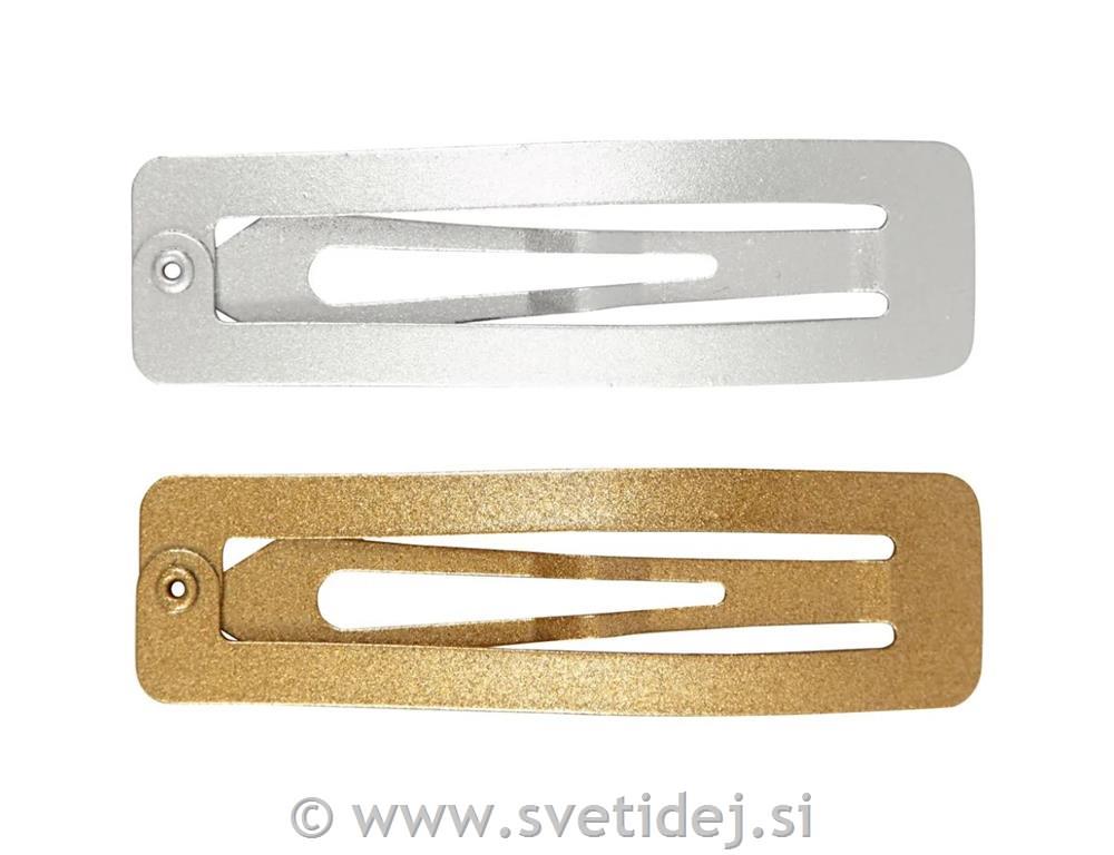 Sponka za lase 58X16 mm, 2 kos