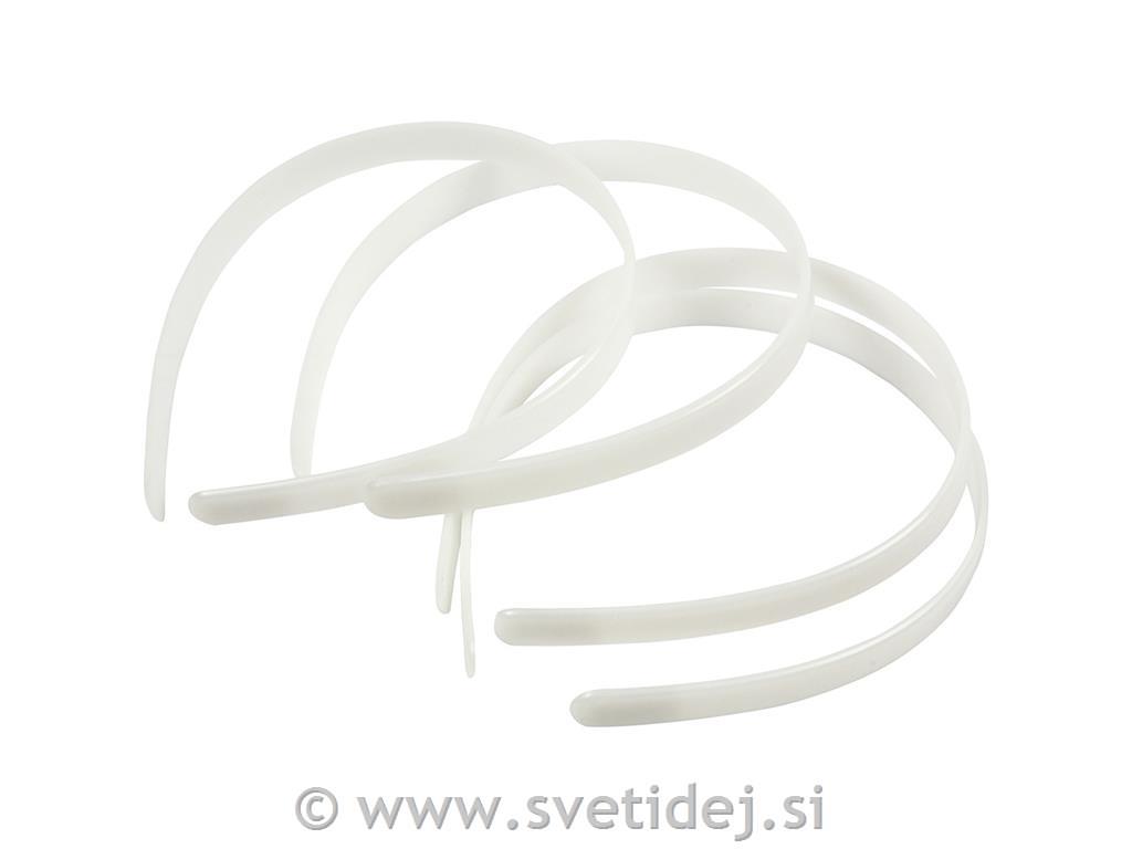 Obroč za lase plastični, 13 mm, set 5