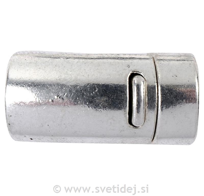 Sponka magnetna 26 mm, antik srebrna