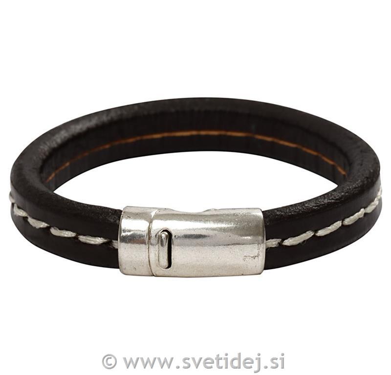 Sponka magnetna 26 mm, antik srebrna