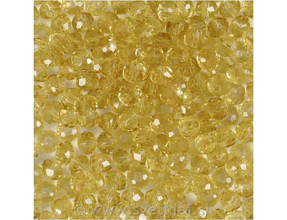 Brušene perle 5x6 mm, set 100
