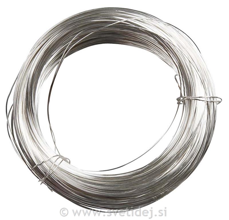 Srebrna žica, 0,6 mm, 10 m