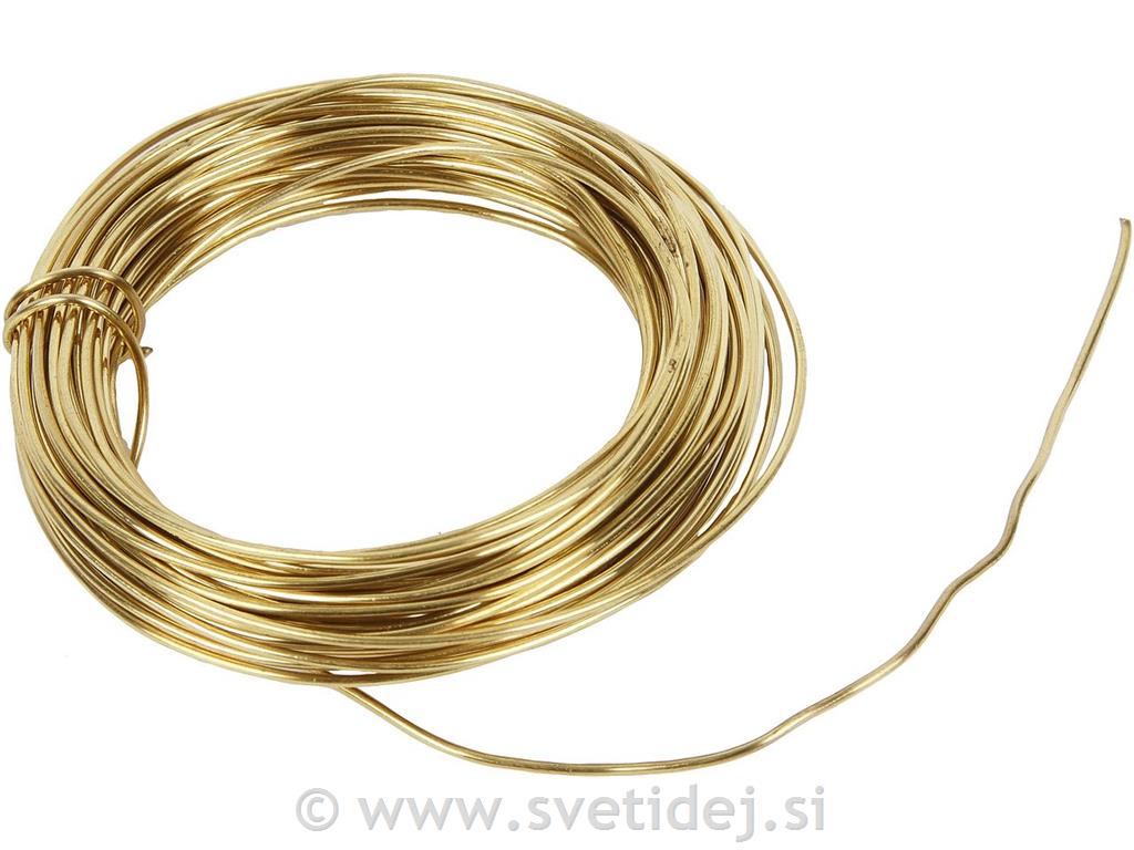 Žica iz medenine, 1,2 mm, 10 m