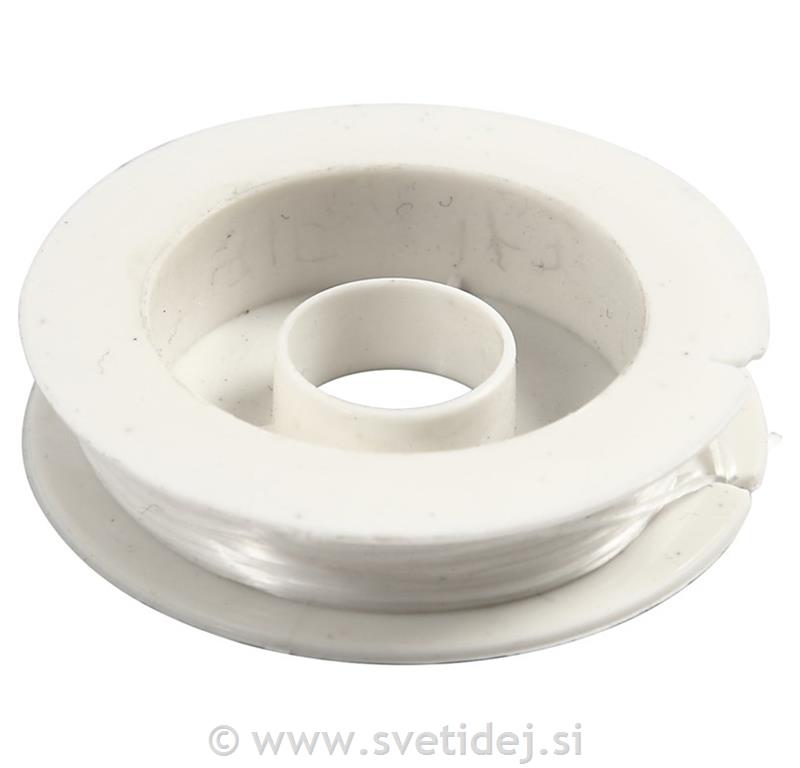 Elastična vrvica prozorna, 1 mm, 10 m