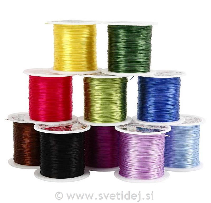Elastične nitke, mix, 1 mm, 10x25 m