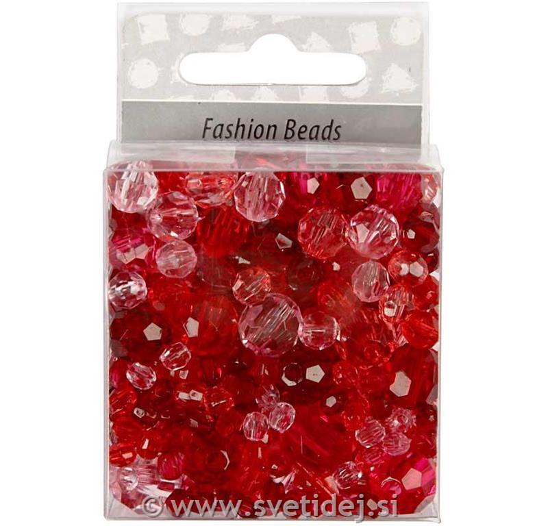 Brušene perle, 4-12 mm, 50 g