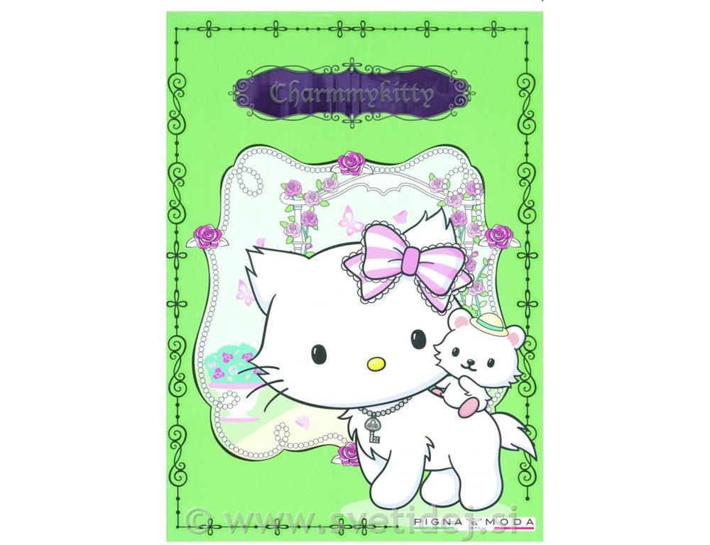 ZVEZEK PIGNA MODA CHARMY KITTY A4