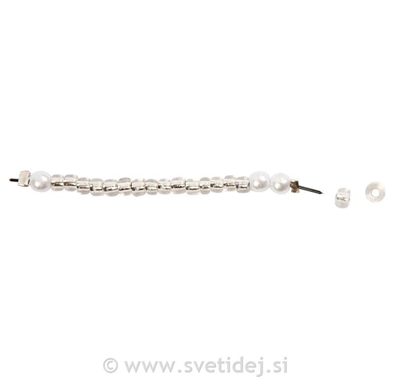 Perlice 3 mm, luknja 0,6-1 mm, 25 g