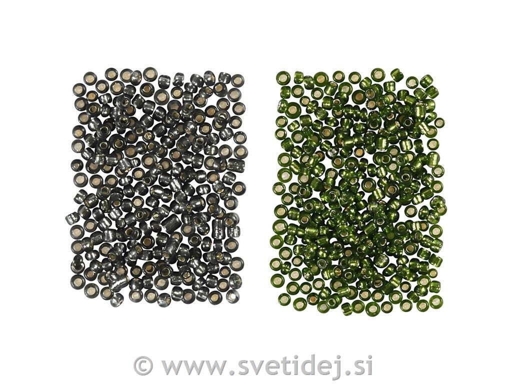 Perlice 2 mm, luknja 0,8 mm, 2x7 g