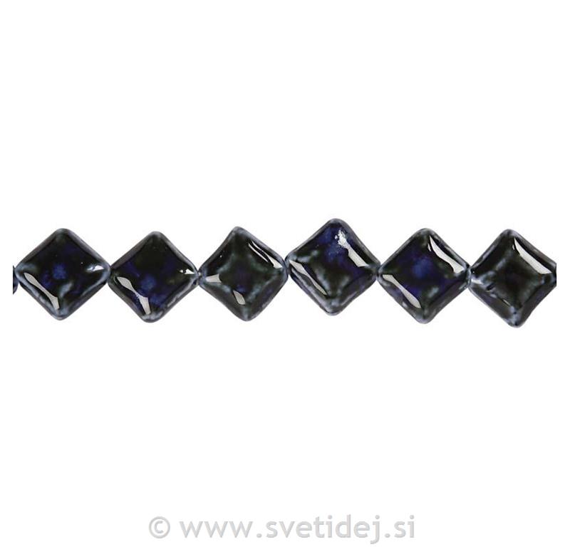 Keramične perle 19x19 mm, set 11