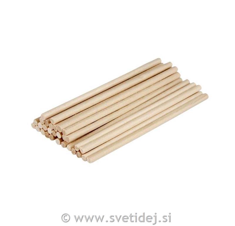 Lesene palice za lizike, 9,5 cm, set 30