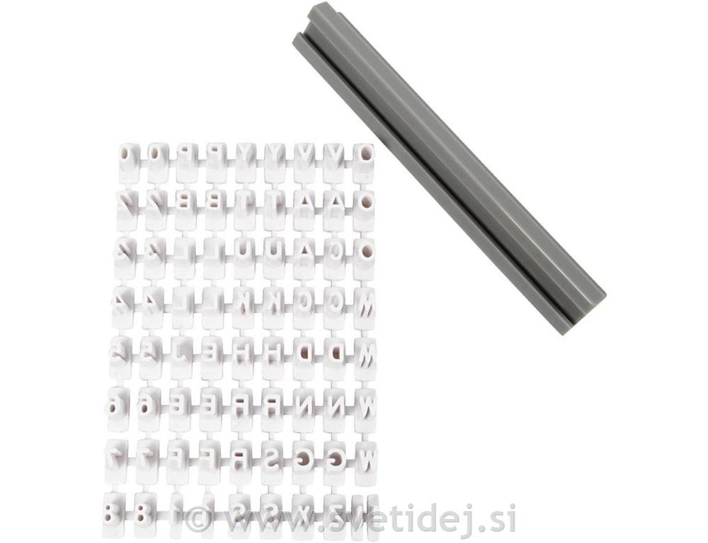 Komplet plastičnih štampiljk