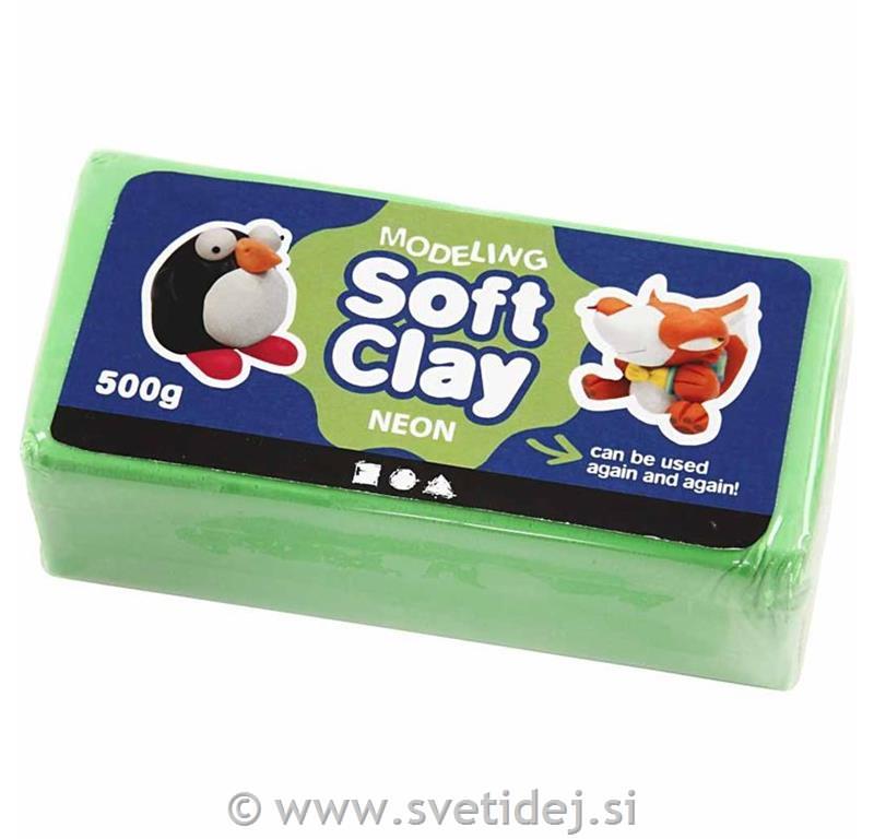 Plastelin zelen, 500 g