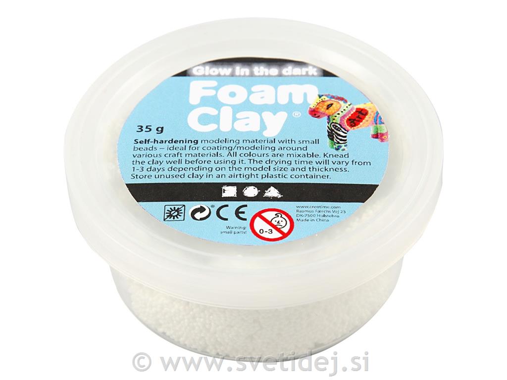 Foam Clay svetleč v temi 35 g