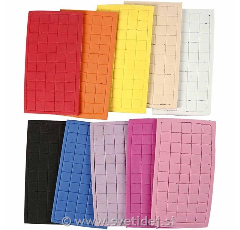 Mozaik iz penaste gume 8x8 mm, 4000