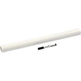 Bela folija za tablo 60x80 cm, 25 pol