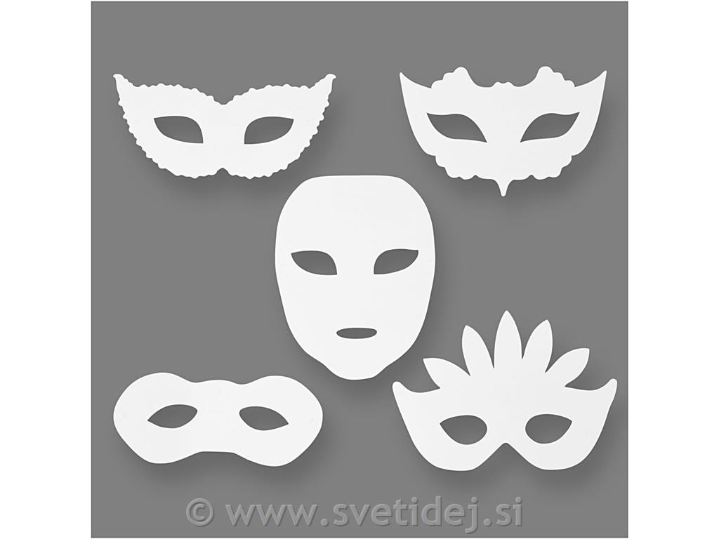 Izrezane maske 8,5-19 cm, set 16