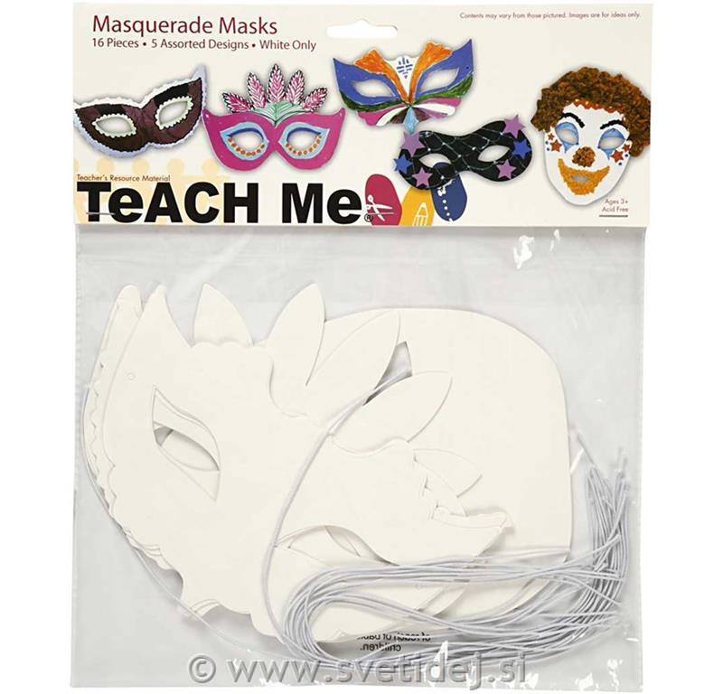 Izrezane maske 8,5-19 cm, set 16