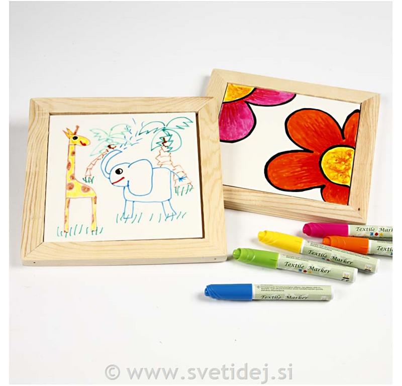 Set keramičnih ploščic v okvirjih