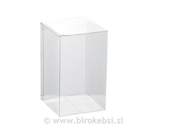 Škatla PVC 7,5x7,5x12,7 cm, set 10