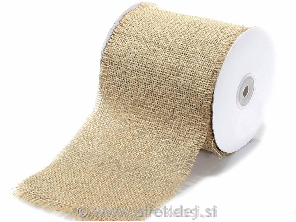 Darilni trak jute 125 mm, 10 m