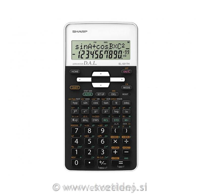 KALKULATOR SHARP EL-531 THBWH, 273f, 2v