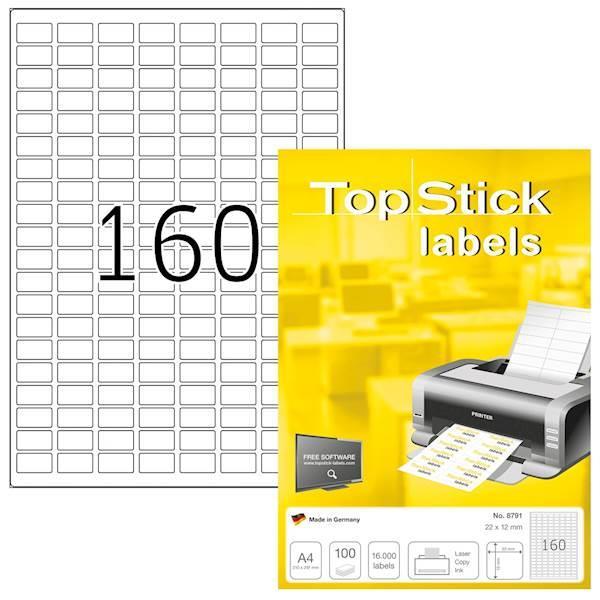 ETIKETE TOPSTICK 22x12 100 pol