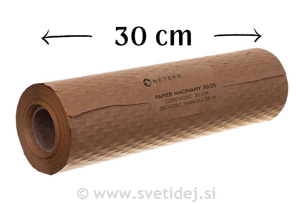 Zarezani papir za polnjenje, 30cm/100m