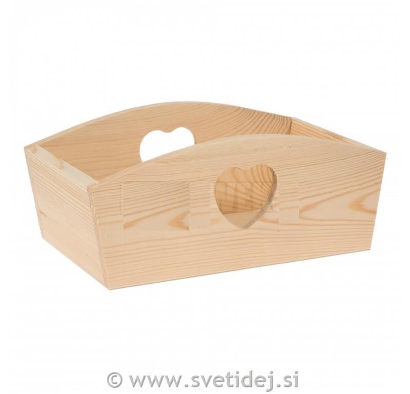 Pladenj lesen 28x16x11,5 cm