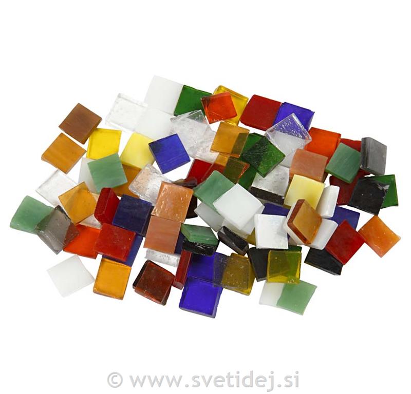 Mozaik stekleni, 10x10 mm, set 454 g