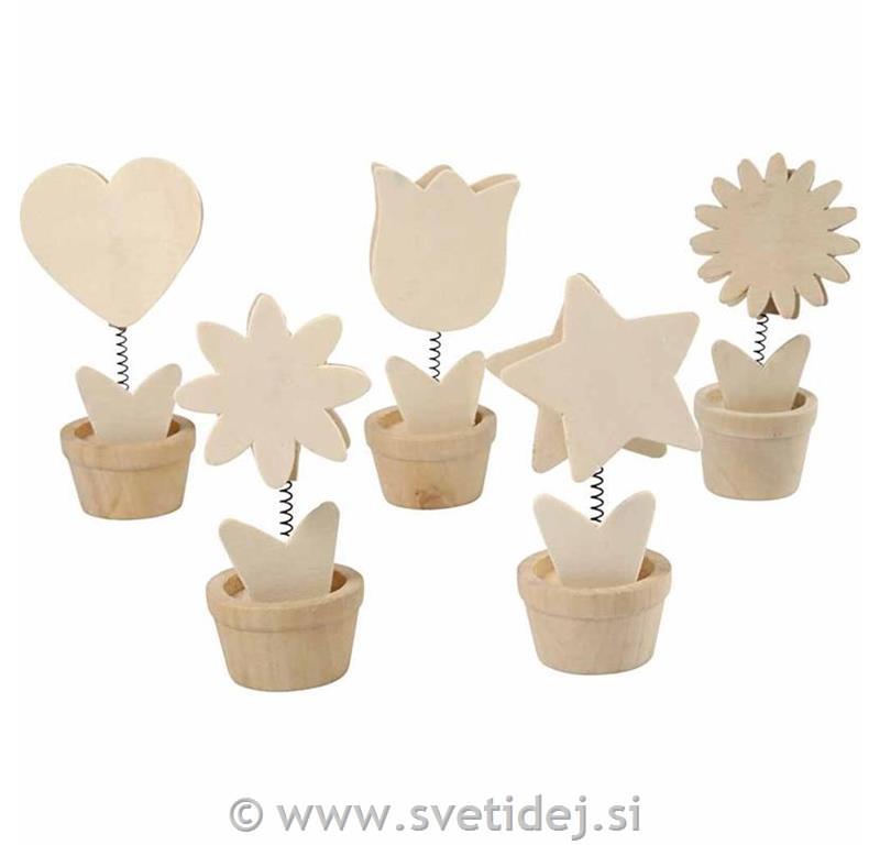Lesene spominske tablice 10 cm,set 10