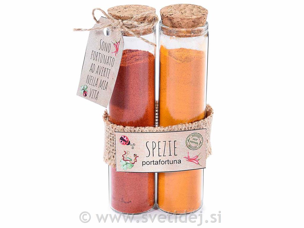 Steklena epruveta 65 ml, 6,5 cm, set 5