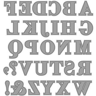 Izsekovalci 12,5x12,8 cm, abeceda