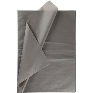Svilen papir 50x70 cm, siv, set 25