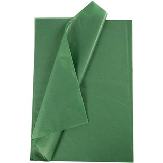 Svilen papir t.zelen,50x70cm,17 g,25 pol