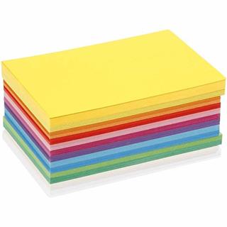 Barvni karton mix, 10,5x15 cm, 300 pol