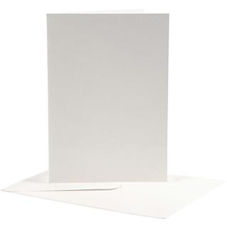 Vizitka & kuverta, 12,5x17,5 cm, set 10