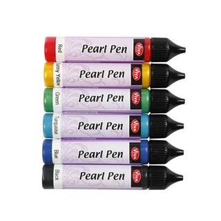 3D Perl Pen, 25 ml, set 6