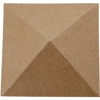Piramida iz papirne mase 10x10 cm, set 4