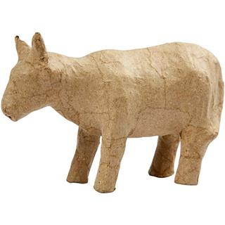 Krava iz papirne mase, 8 cm